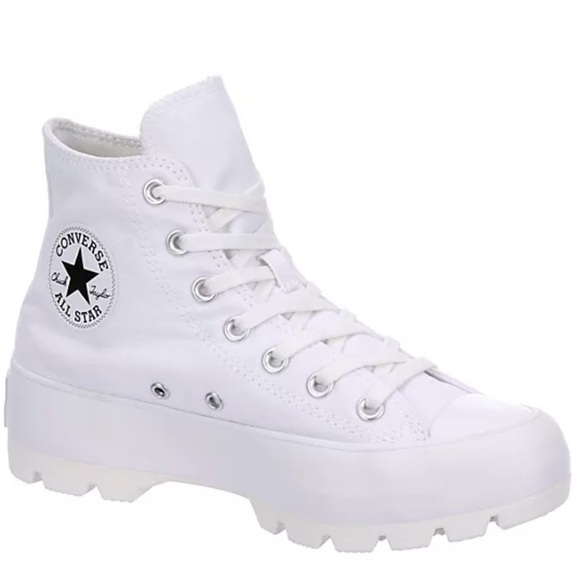 Converse Shoes - Converse chuck taylor all star high lugged white sneaker